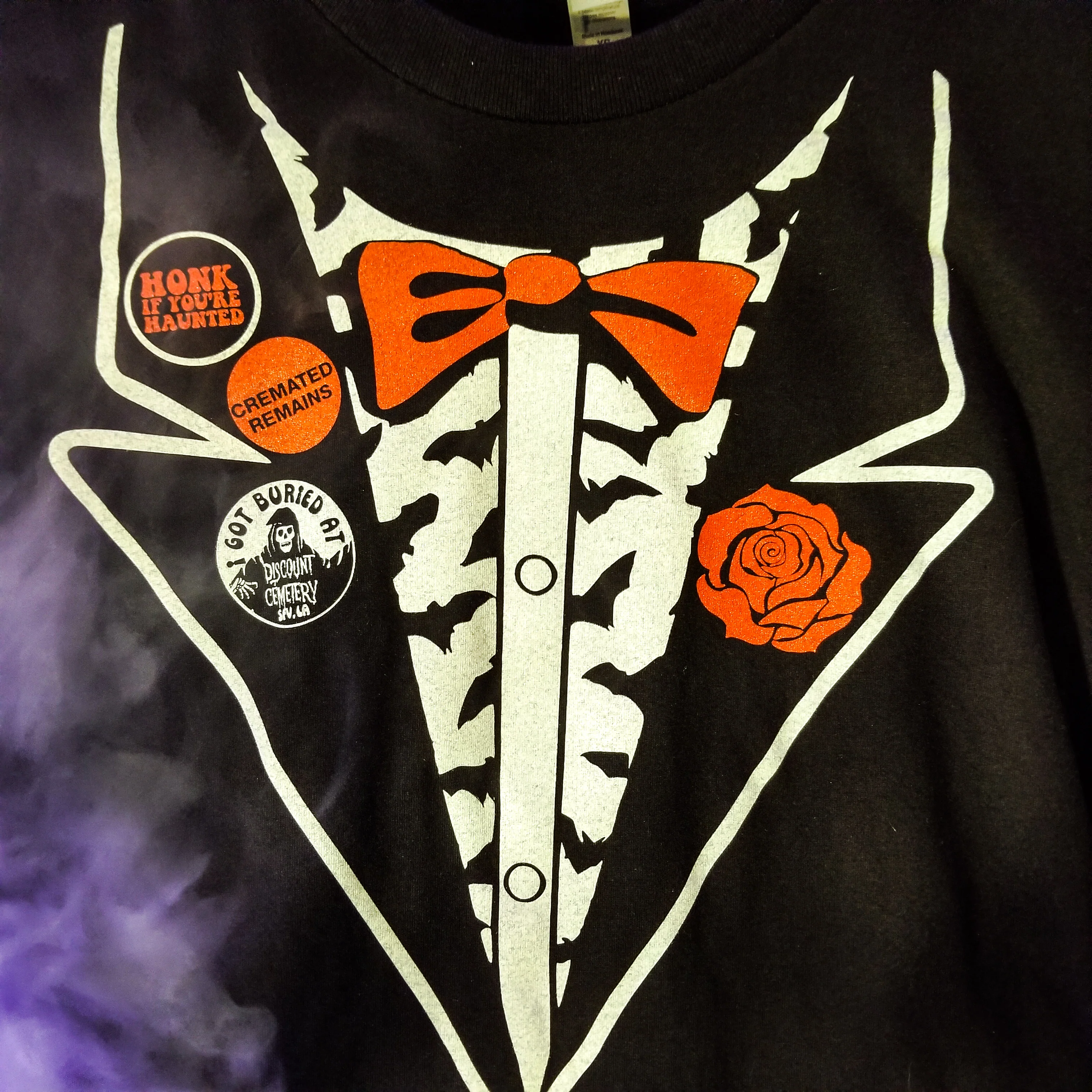 DEAD LUCK TUX long sleeve t-shirt (S left) - Image 3