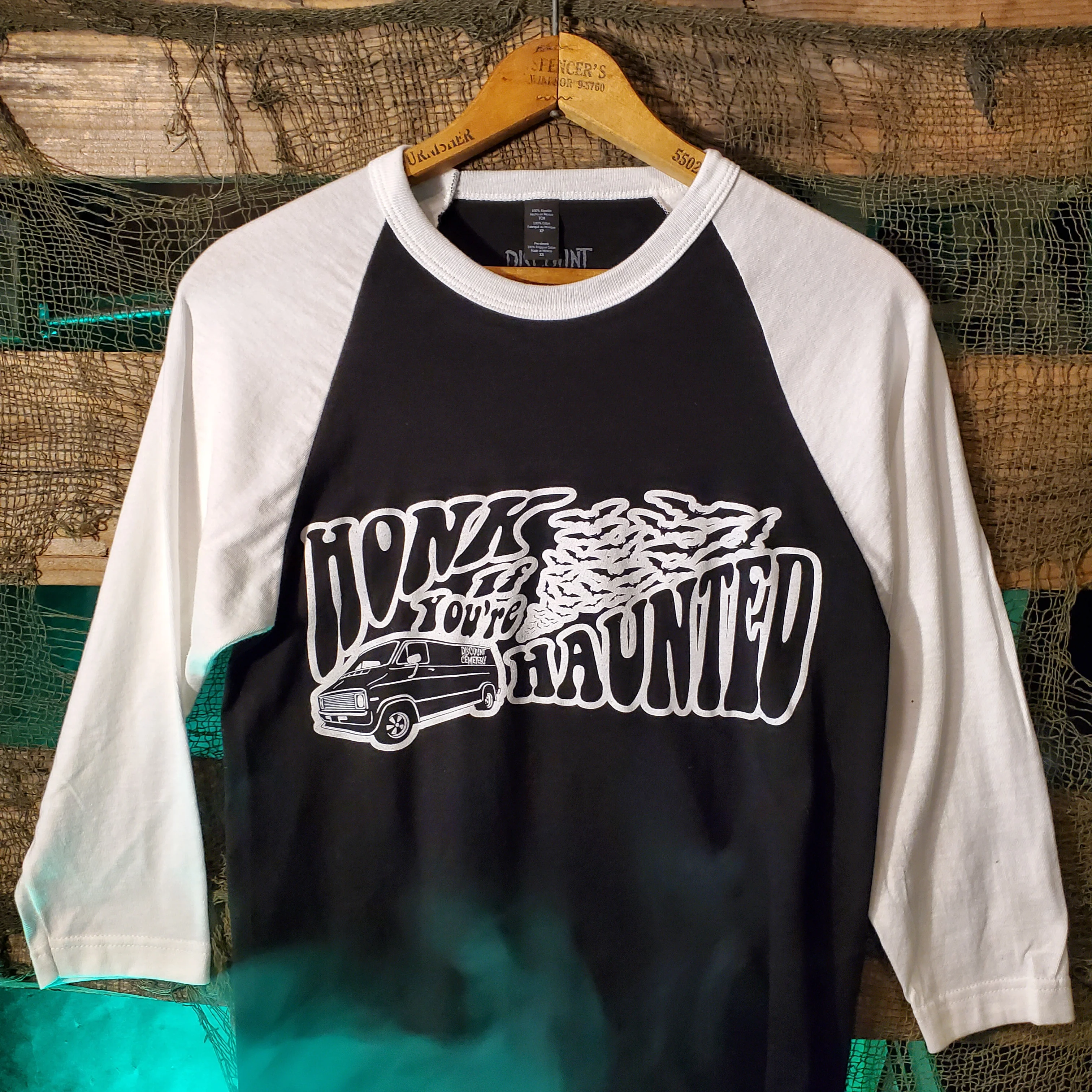 HONK IF YOU'RE HAUNTED™ raglan - Image 5