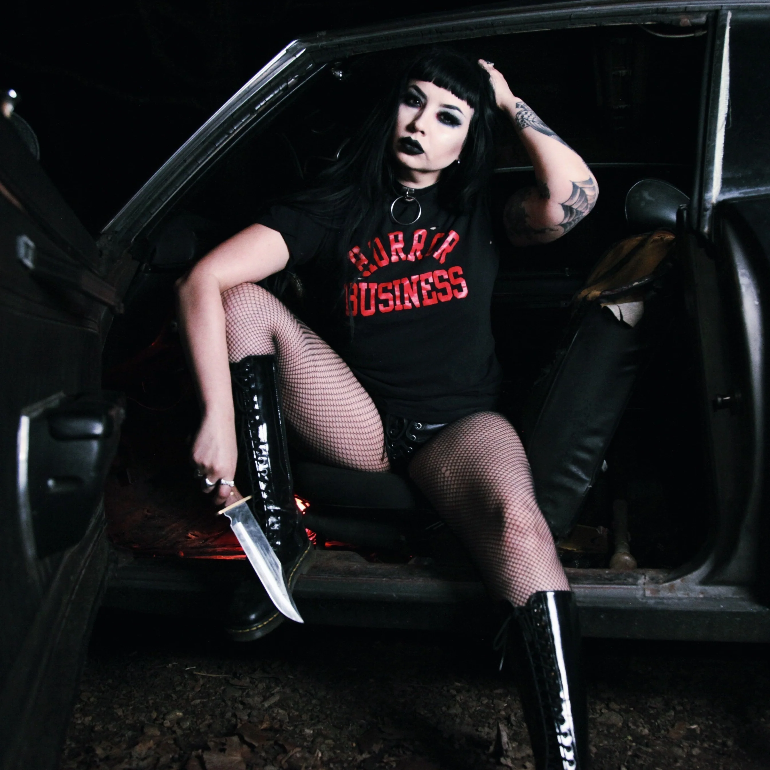 HORROR BUSINESS black tee - Image 6