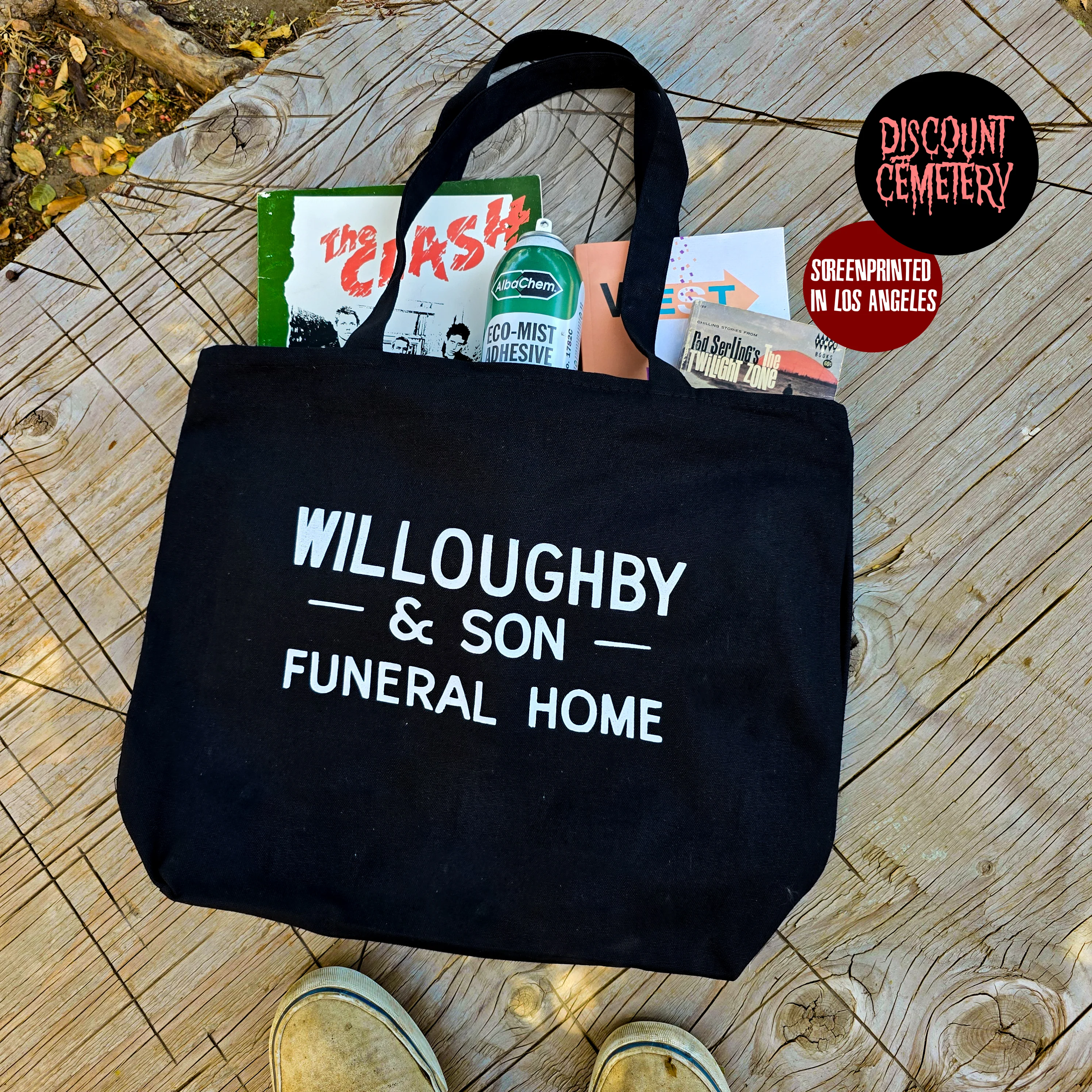 NEXT STOP large zipper tote - Image 3