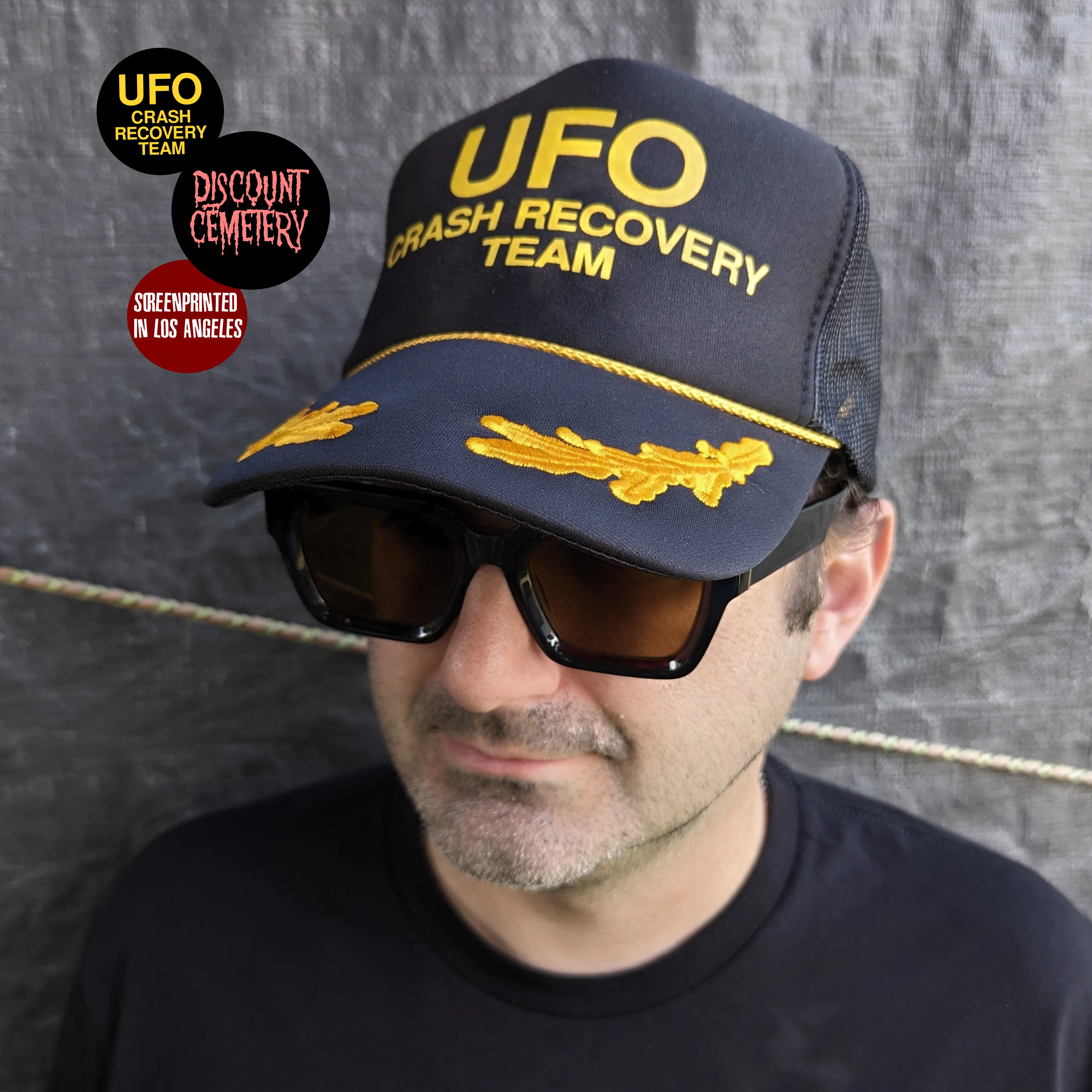 UFO CRASH RECOVERY TEAM hat - Image 3