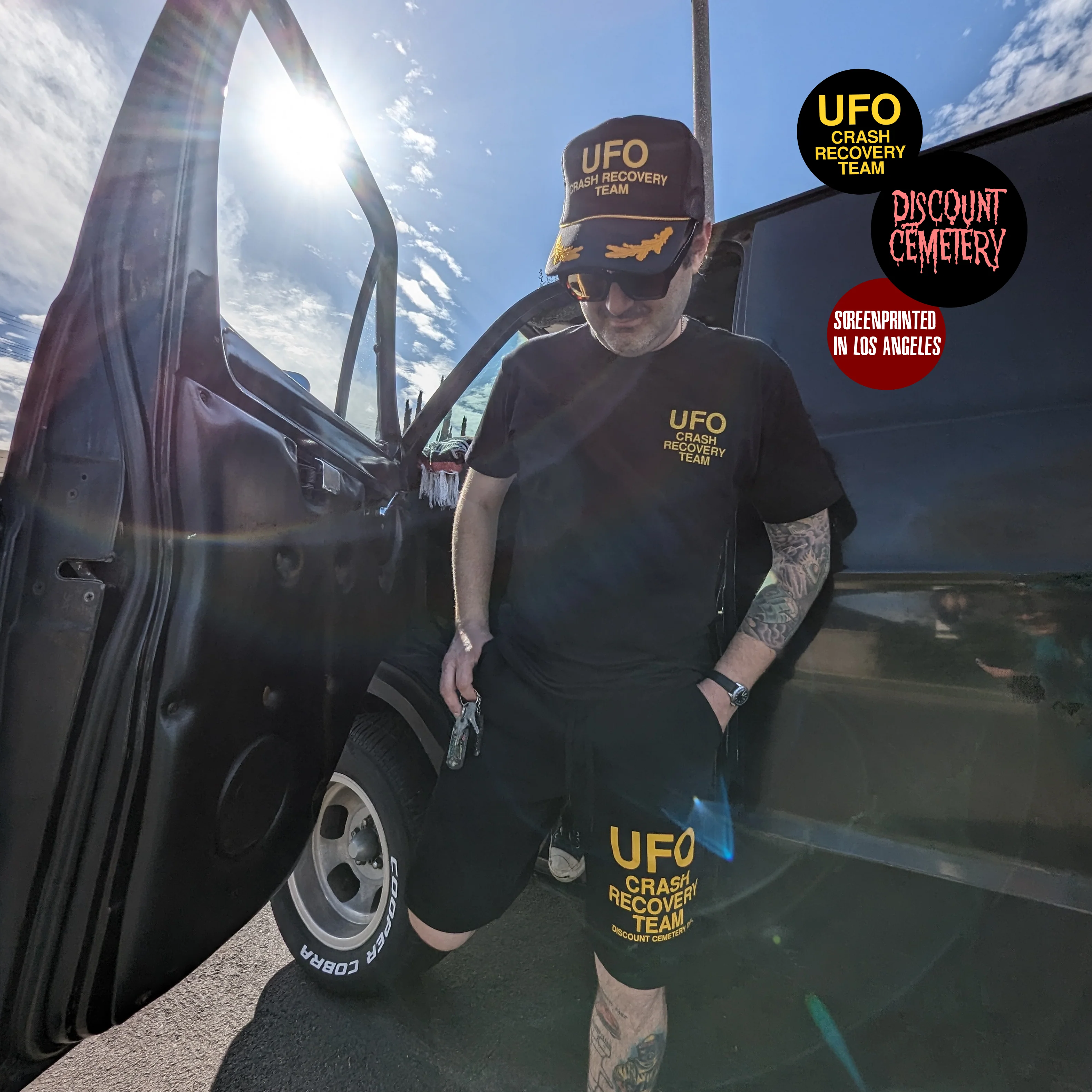 UFO CRASH RECOVERY TEAM hat - Image 4
